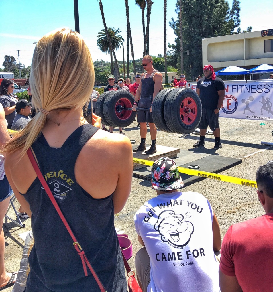 Nick King scored 13 reps in :60 on the axel deadlift.